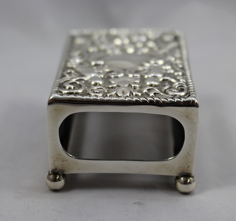 Late Victorian Sterling Silver Matchbox Holder Chester 1900 - Image 6 of 6