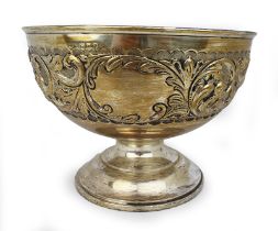 Edwardian Solid Silver Bowl London 1901