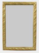 Gilt Leaf Framed Bevelled Glass Wall Mirror 52 x 75 cm