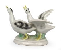 German Gerold Porzellan Ducks