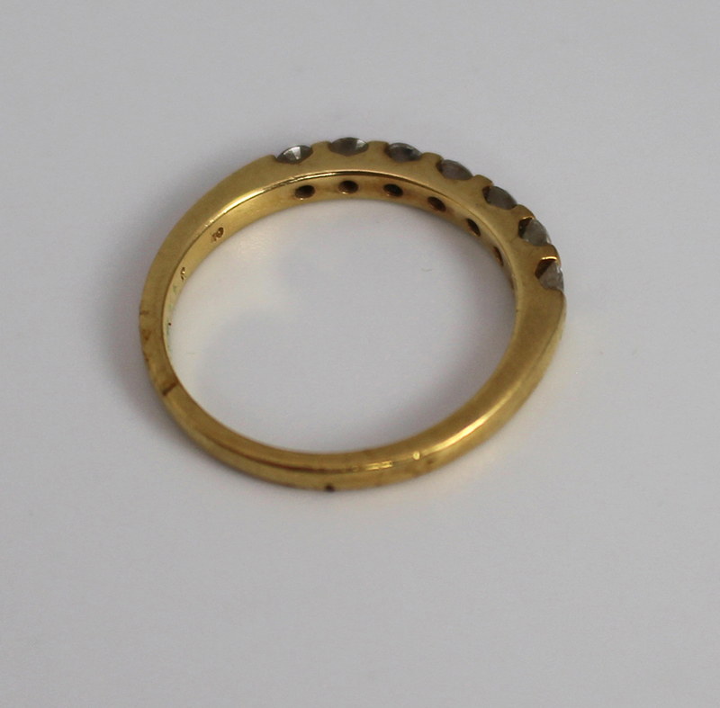 Diamond Half Eternity Ring - Image 3 of 5