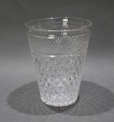 Vintage Cut Glass Crystal Vase Champagne Bucket