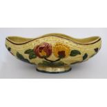 H.J.Wood Indian Tree Boat Shaped Bowl