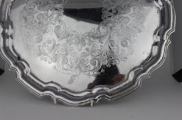 Large Vintage Silver Plated Tray