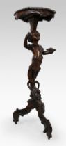 Carved 18th c. Style Figural Torchere c.1890