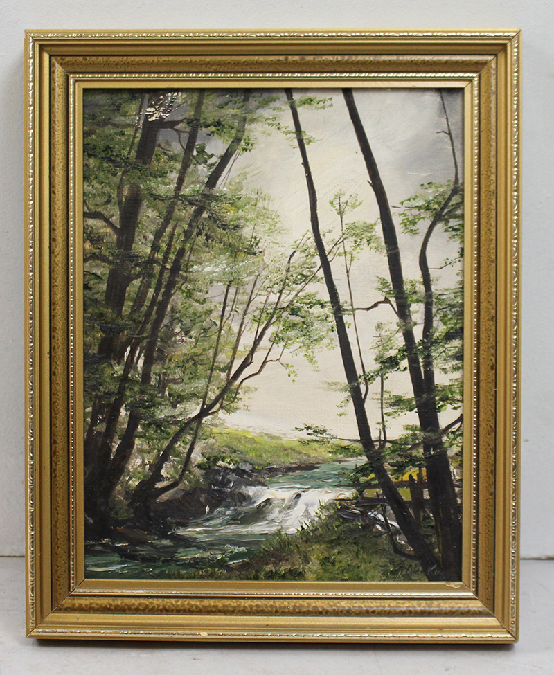 Small Landscape Painting by Alan King of Malvern Oil on Board - Image 2 of 3