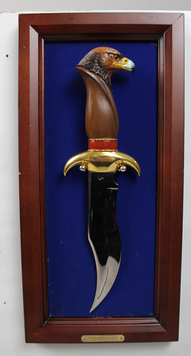 Franklin Mint Golden Eagle Decorative Dagger - Image 2 of 4