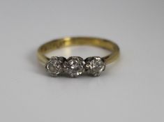 Three Stone Diamond Ring