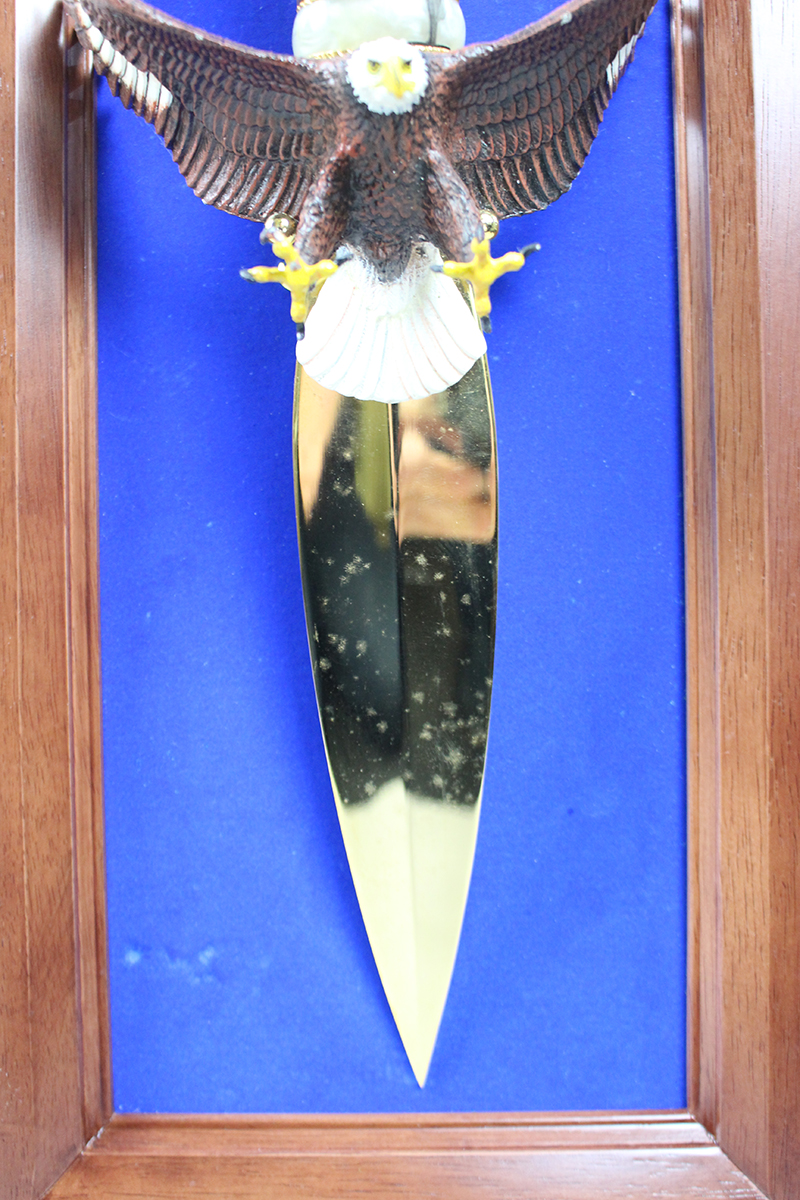 Franklin Mint Wings of Glory Decorative Dagger - Image 3 of 4