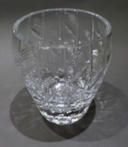 Vintage Cut Glass Crystal Vase