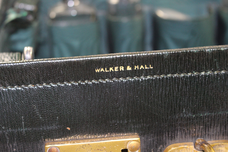 Early 20th c. Cased Silver Travelling Vanity Case by Walker & Hall - Image 13 of 16