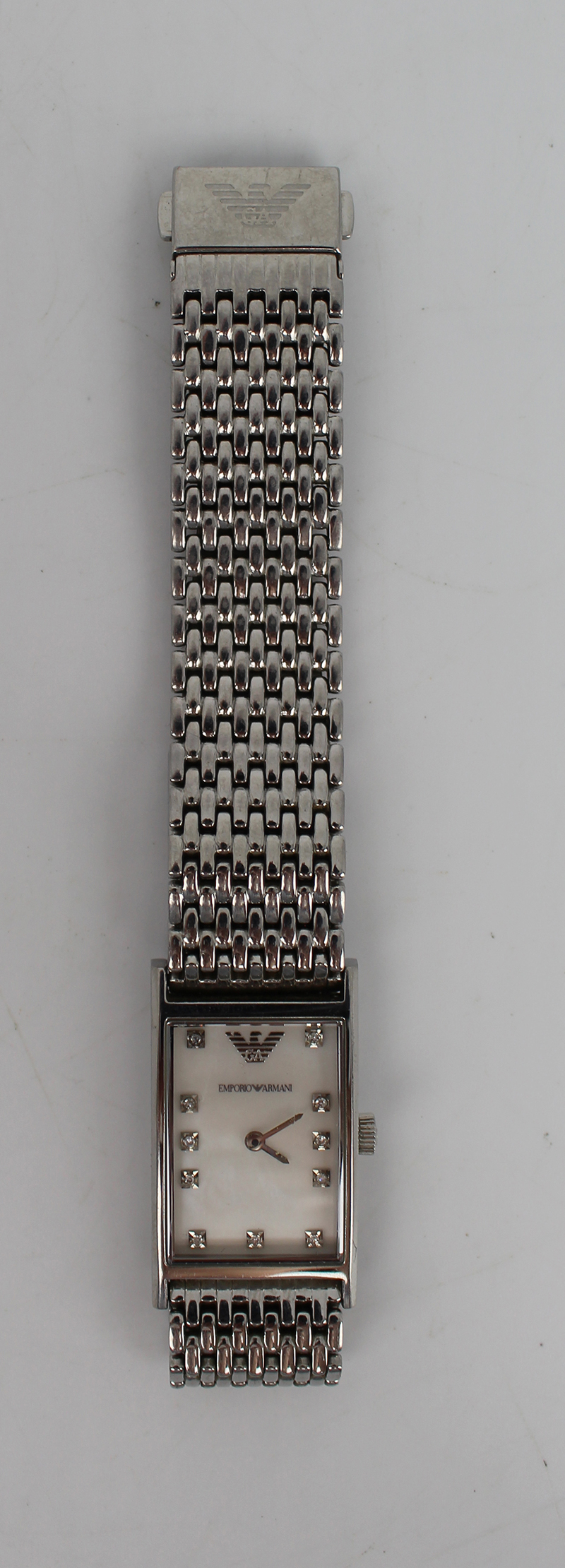 Pre-Owned Armani AR3152 Mother of Pearl Wristwatch - Image 2 of 2