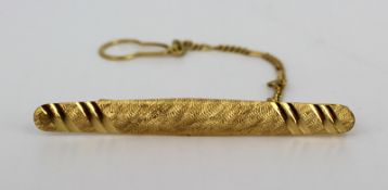 Vintage 18ct Gold Tie Clip