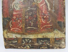 Antique Icon Painting on Canvas