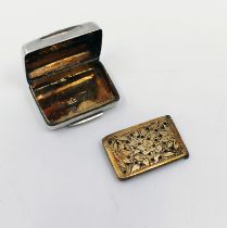 Early Victorian Solid Silver Vinaigrette by Francis Clark 1842