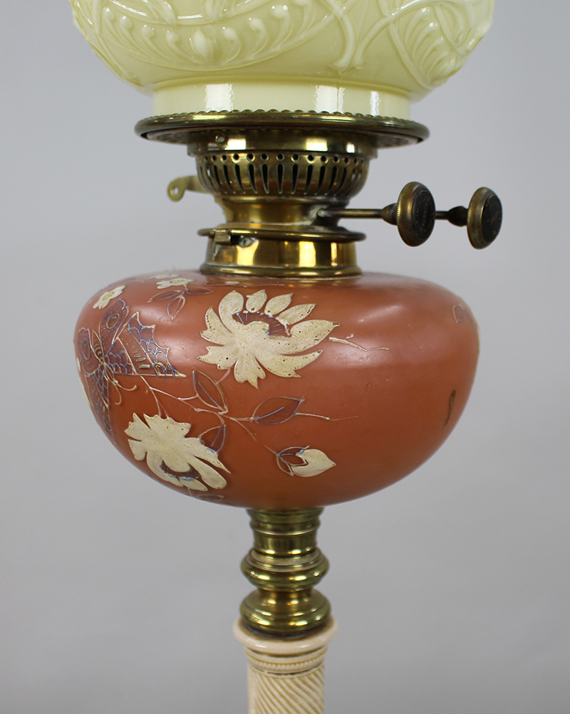 Victorian Oil Lamp - Image 4 of 7