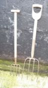 Pair of Old Garden Forks