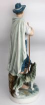 Large Royal Dux Shepherd Figure