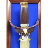 Franklin Mint Wings of Glory Decorative Dagger