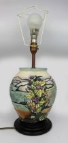 Moorcroft Thistle Table Lamp