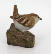Acorn Bird Wren Figurine