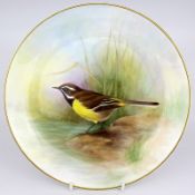 Collection of 7 Hand Painted Plates by J Smith Worcester