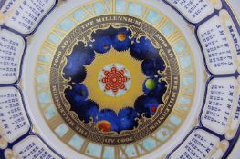 Royal Worcester Millennium Calendar Plate