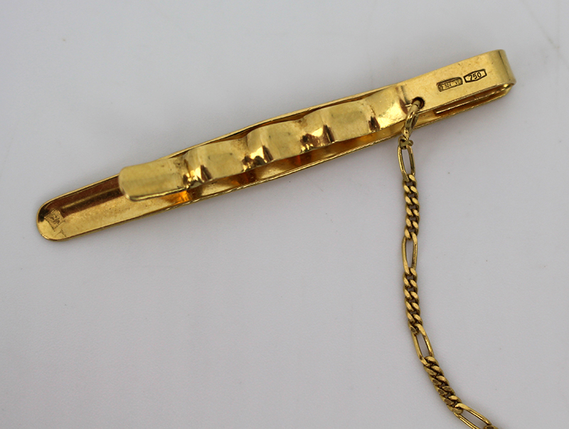 Vintage 18ct Gold Tie Clip - Image 4 of 4