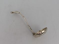 Late Victorian Solid Silver Sugar Sifter Spoon