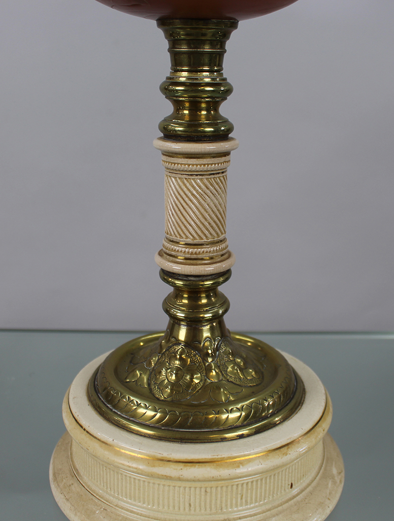 Victorian Oil Lamp - Image 5 of 7