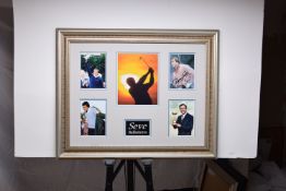 Seve Ballesteros Framed Original Signature Presentation