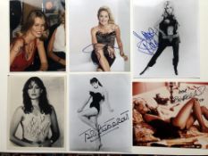 Barbara Carrera, Claudia Schiffer, Sharon Stone, Brigitte Bardot, Jane Fonda & More Signatures.