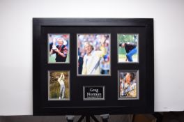 Greg Norman Framed Original Signature Presentation