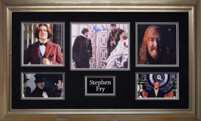 Stephen Fry Original Signature Presentation.