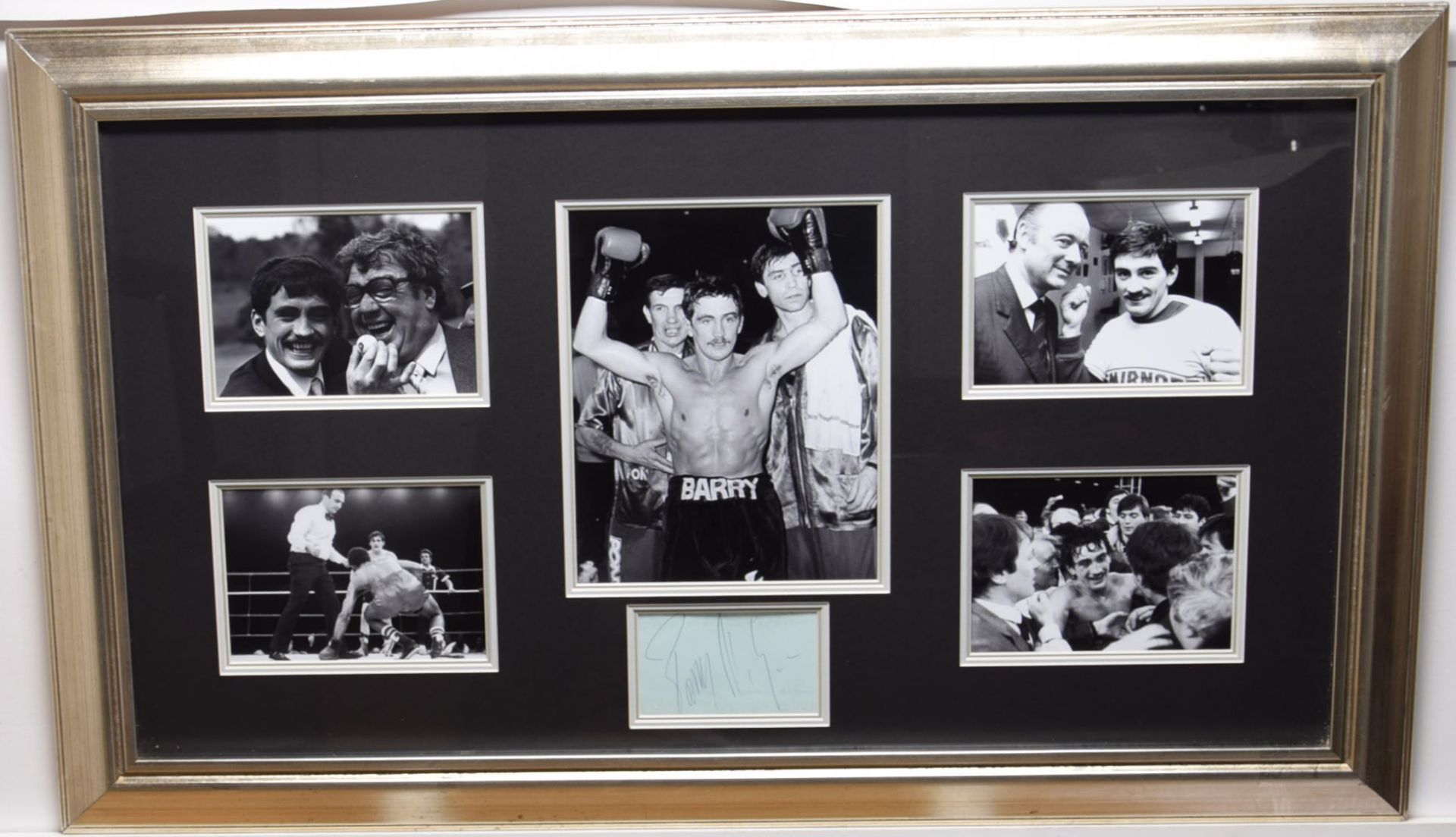 Barry Mcguigan & Signed Presentation