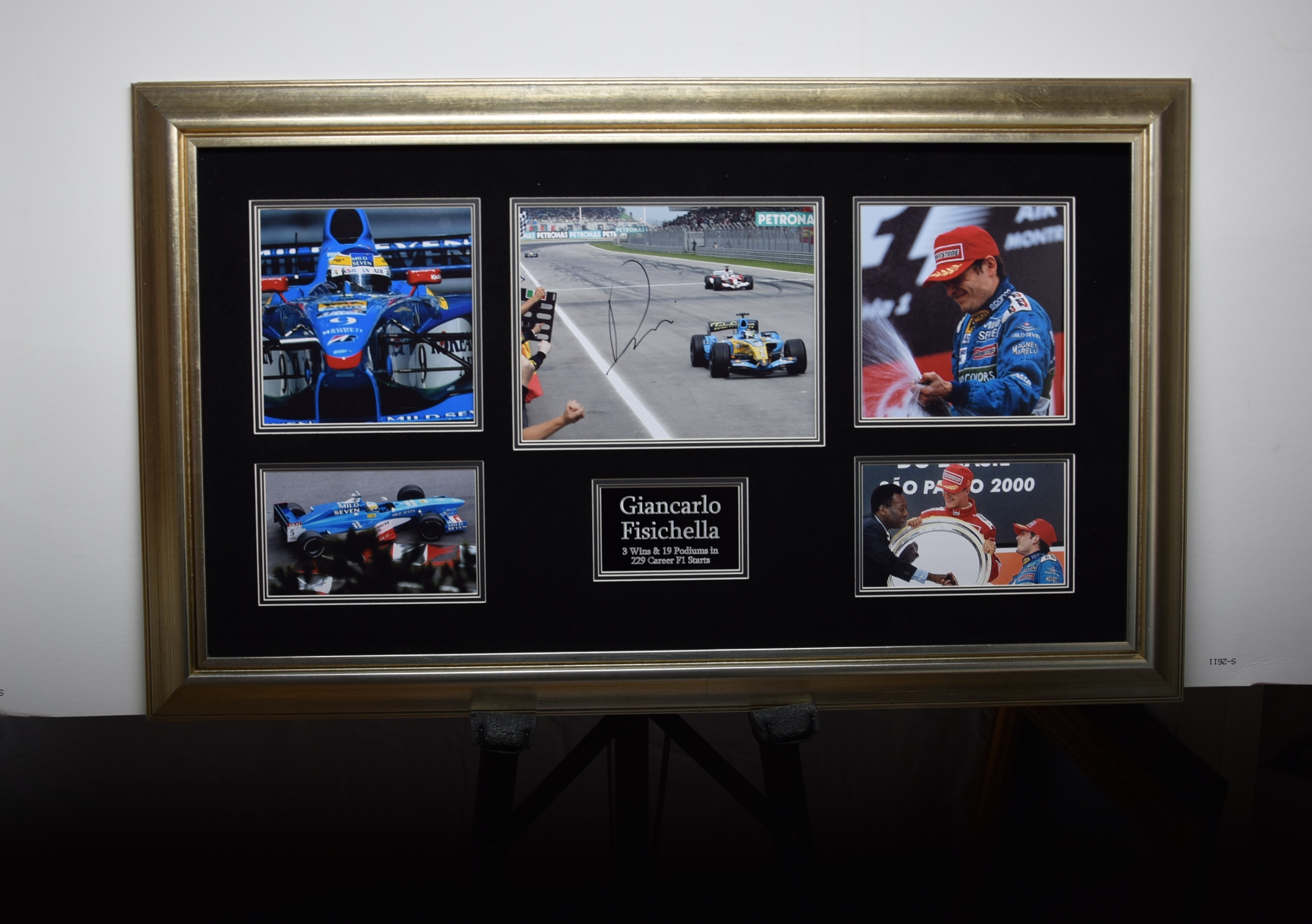 Giancarlo Fisichella Original Signature Presentation.