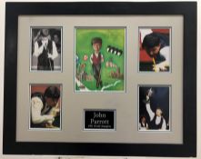 John Parrot Framed Original Signature Presentation