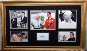 Murray Walker Original Signature Presentation.