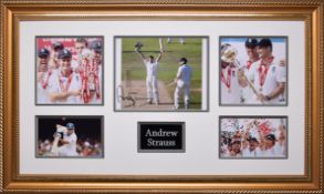 Andrew Strauss Original Signature Presentation