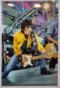 Ronnie Wood Signed Colour Photograph