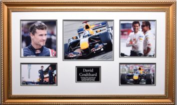 David Coulthard Original Signature Presentation.