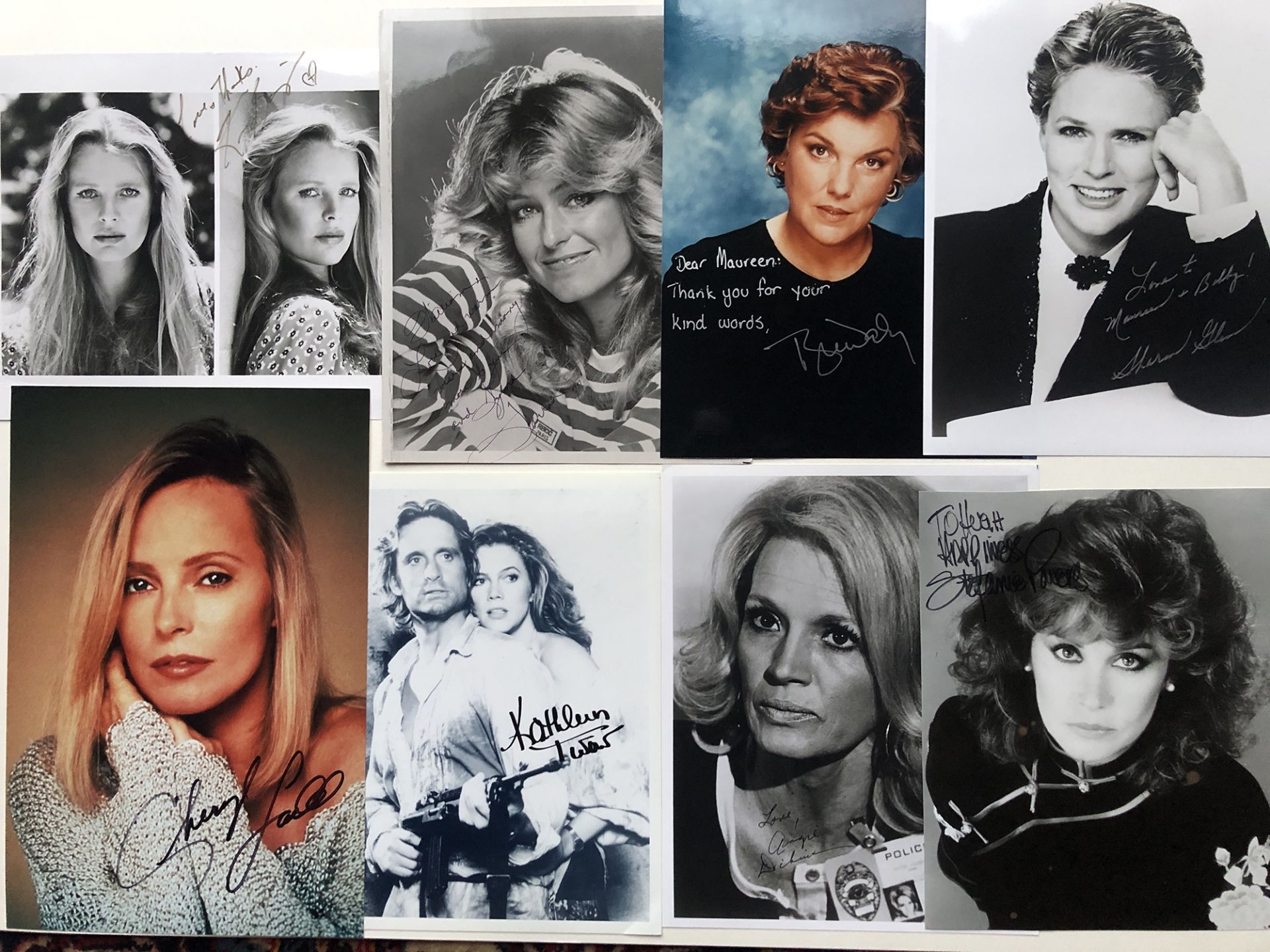 Kathleen Turner, Kim Basinger, Angie Dickinson & More Original Signatures