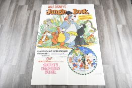 Jungle Book" and "Mickeys Christmas Carol" 60"X 40" Cinema Poster