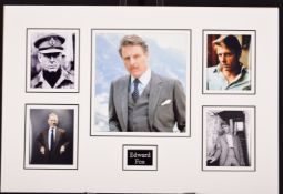 Edward Fox Original Signed Presentation