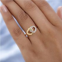 New! Designer Inspired - Diamond (G/H) Heart Ring