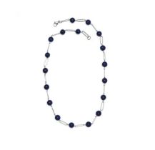 New! Lapis Lazuli Necklace (Size - 20) in Stainless Steel
