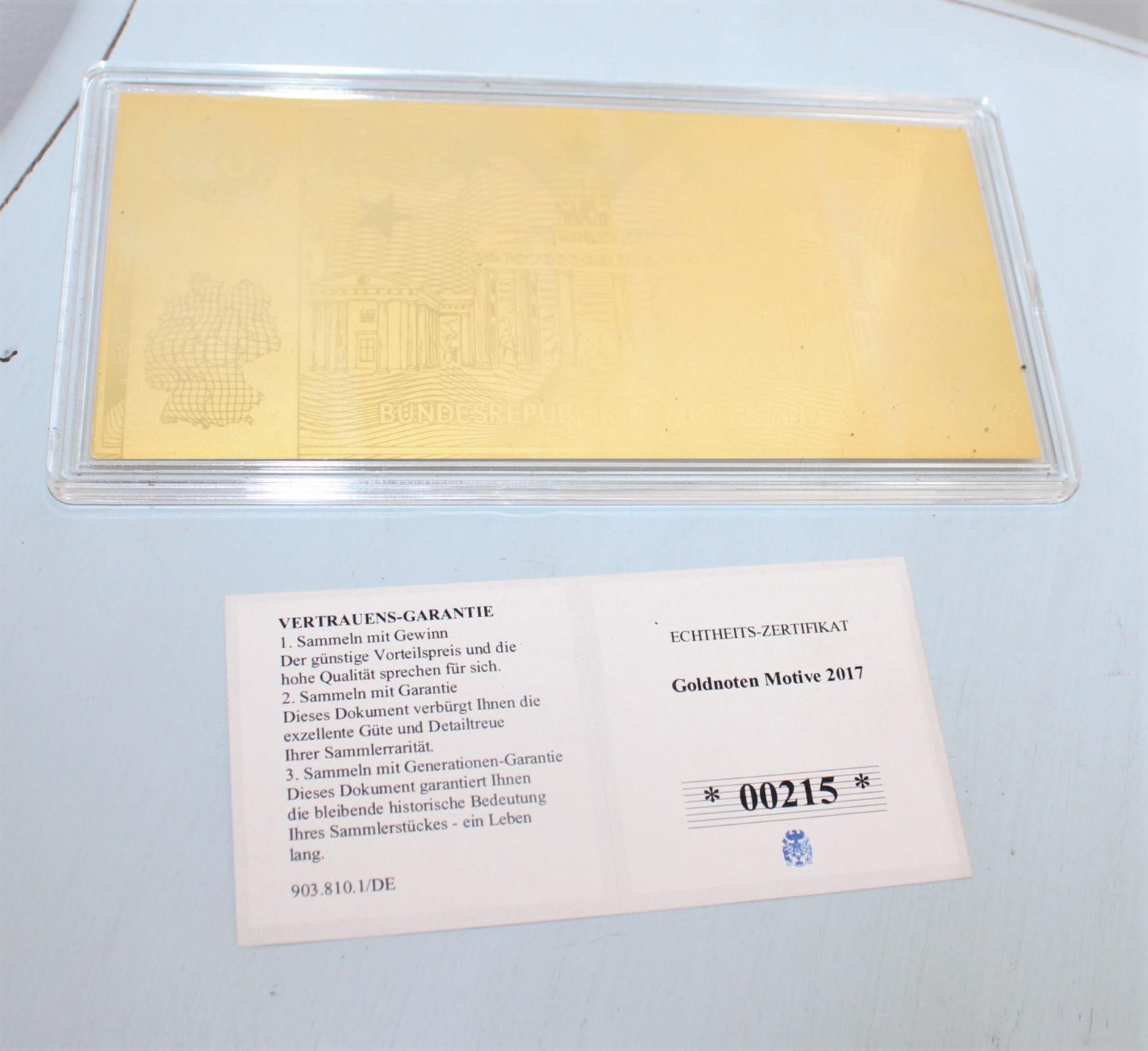 German collectable Notes Gold & Silve - Image 4 of 5