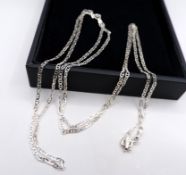 Italian 925 Silver 30 inch Necklace New with Gift Pouch