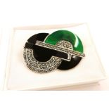 Art Deco Sterling Silver Brooch