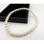 Cultured Pearl Expandable Bracelet New with Gift Pouch